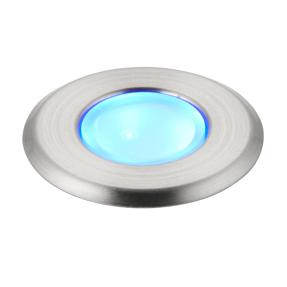 Cove 316 Stainless Steel 40mm Cool Blue LED Walkover Light IP67