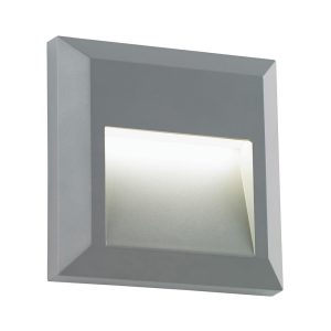 Severus LED square rust proof surface mounted path light in grey main image