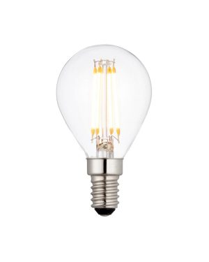 Non dimmable 4w E14 filament LED golf ball bulb warm white 470 lumen