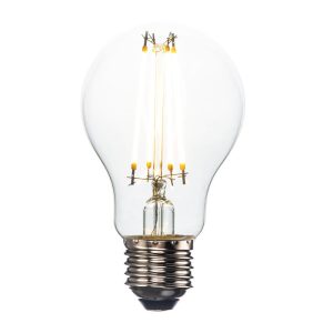 Dimmable 7w LED filament ES - E27 GLS light bulb in warm white and 806 lumen