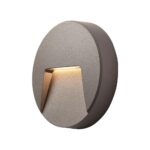 Severus CCT LED Round Rust Proof Surface Mount Path Light Grey IP65