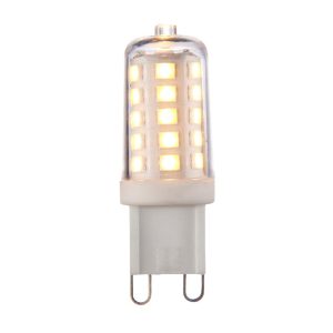 Dimmable 3w LED G9 capsule bulb in warm white with 320 lumen