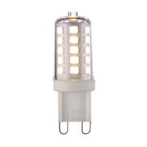 Dimmable 3w LED G9 capsule bulb in cool white with 360 lumen