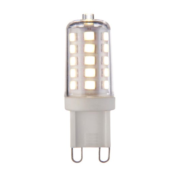 Dimmable 3w LED G9 capsule bulb in cool white with 360 lumen