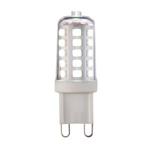 Dimmable 3w LED G9 capsule bulb in daylight white with 360 lumen