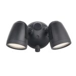 Salde CCT LED Twin Outdoor Security Spot Light Black 1600 Lm IP54