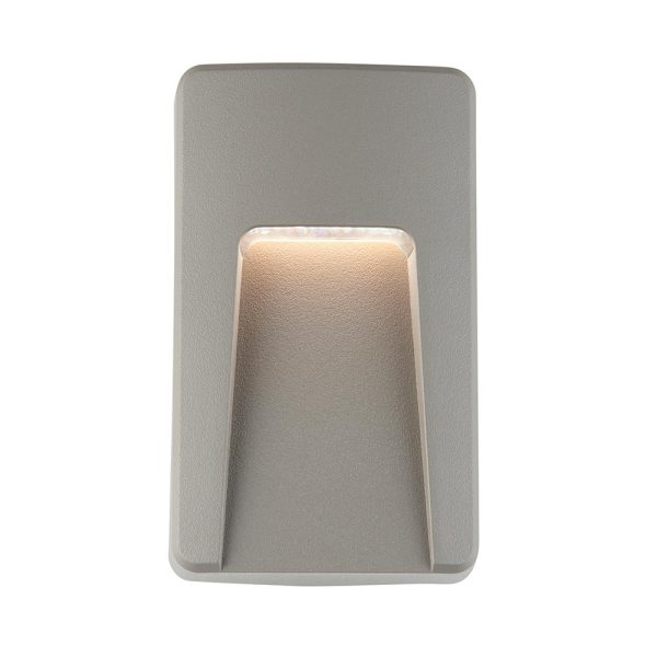 Severus CCT LED vertical rust proof surface mounted path light in grey main image
