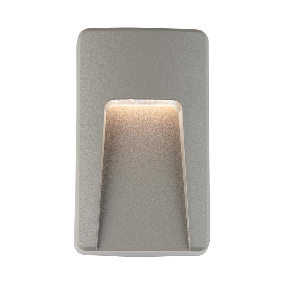 Severus CCT LED Vertical Rust Proof Surface Mount Path Light Grey IP65