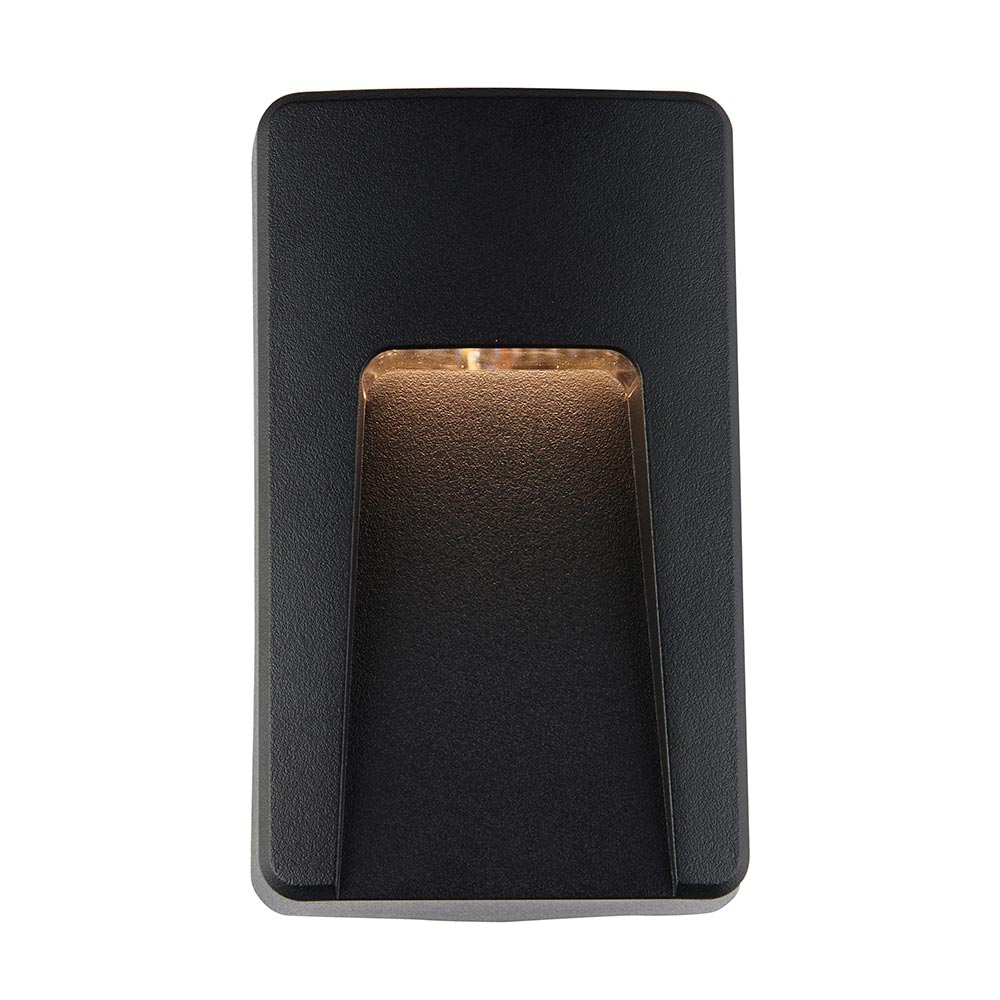 Severus CCT LED Vertical Rust Proof Surface Mount Path Light Black IP65