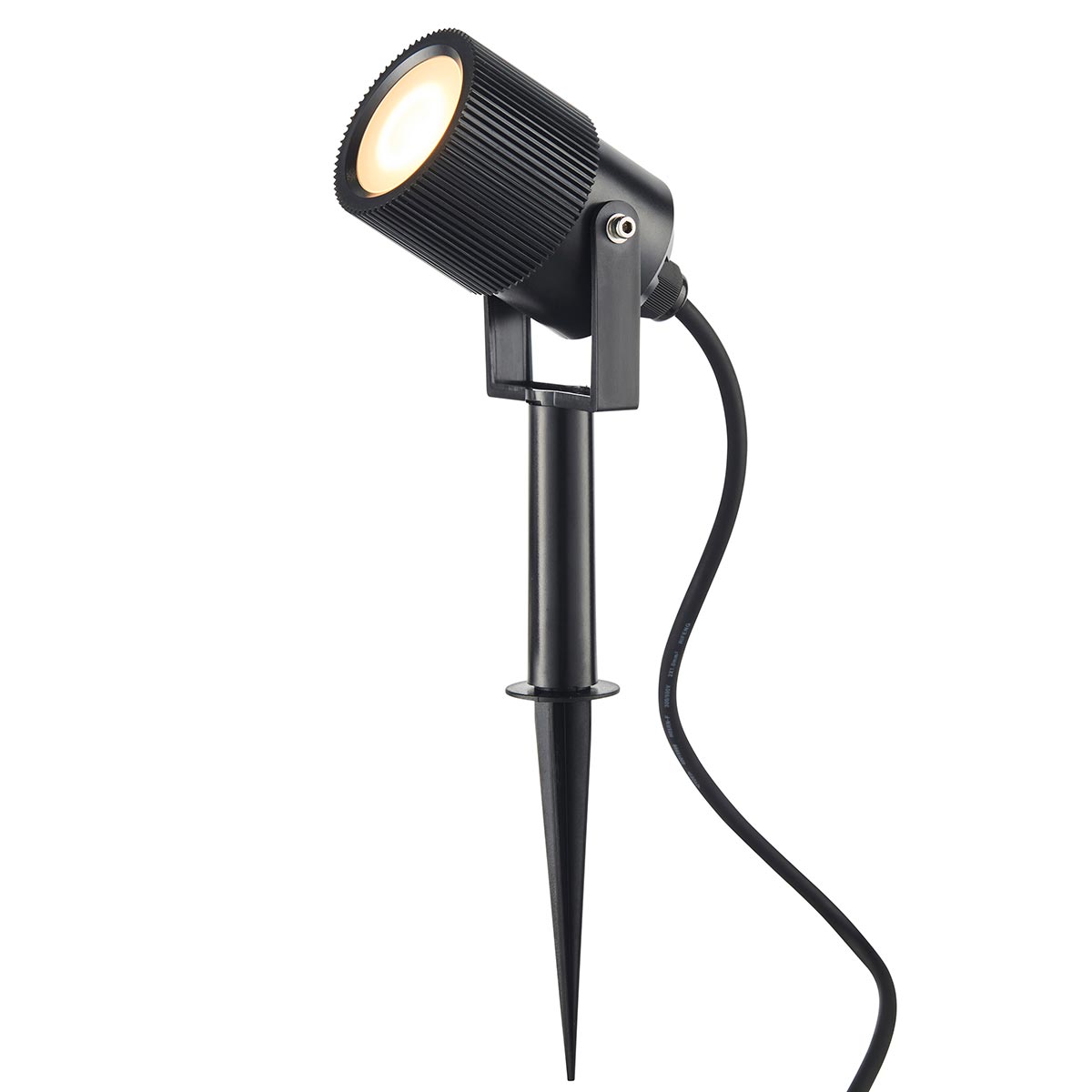 Triton IP65 Rust Proof Polycarbonate Outdoor Garden Spike Light Black