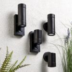 Icarus Black Rust Proof Outdoor Downward Wall Spot Light IP44
