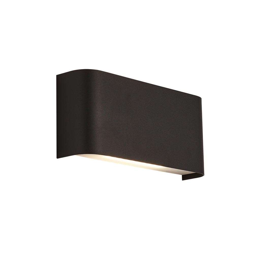 Match Box Modern LED Wall Up & Down Wall Washer Light Matt Black