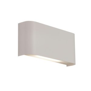 Match Box modern LED wall up and down wall washer light in matt white main image