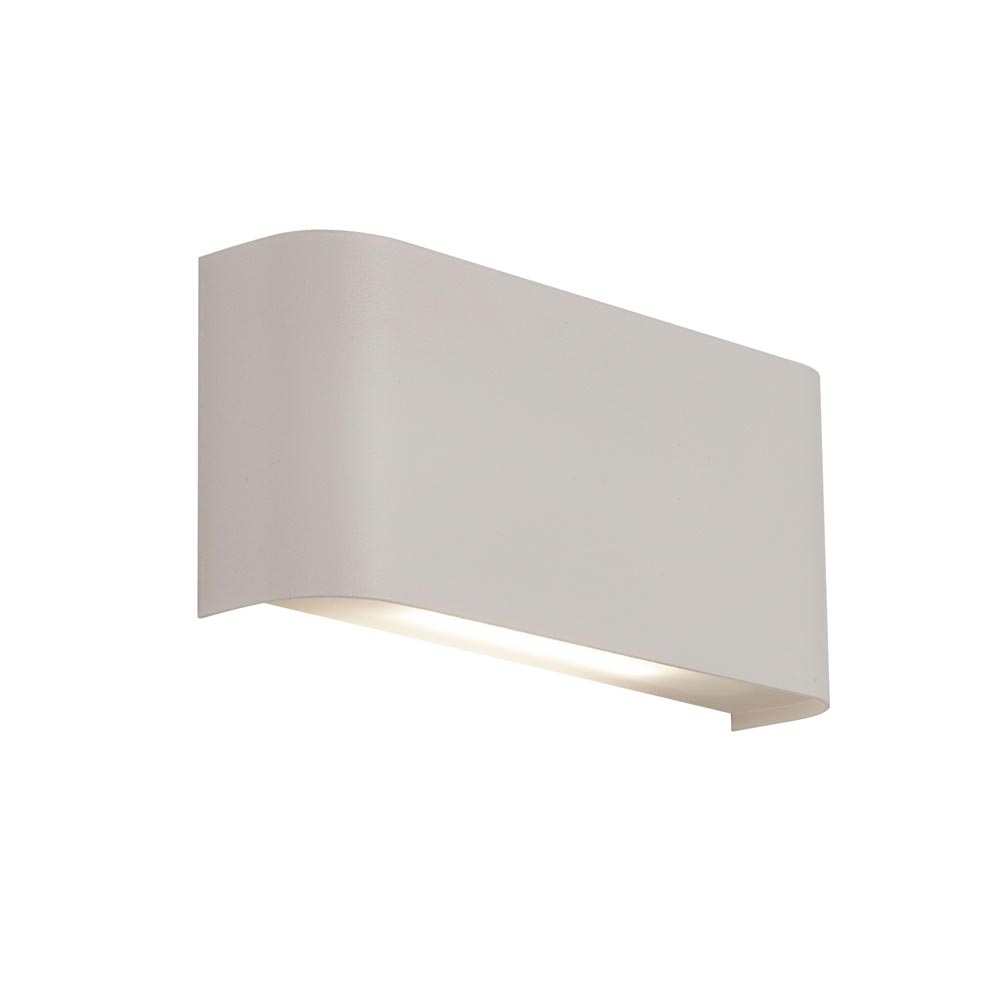 Match Box Modern LED Wall Up & Down Wall Washer Light Matt White