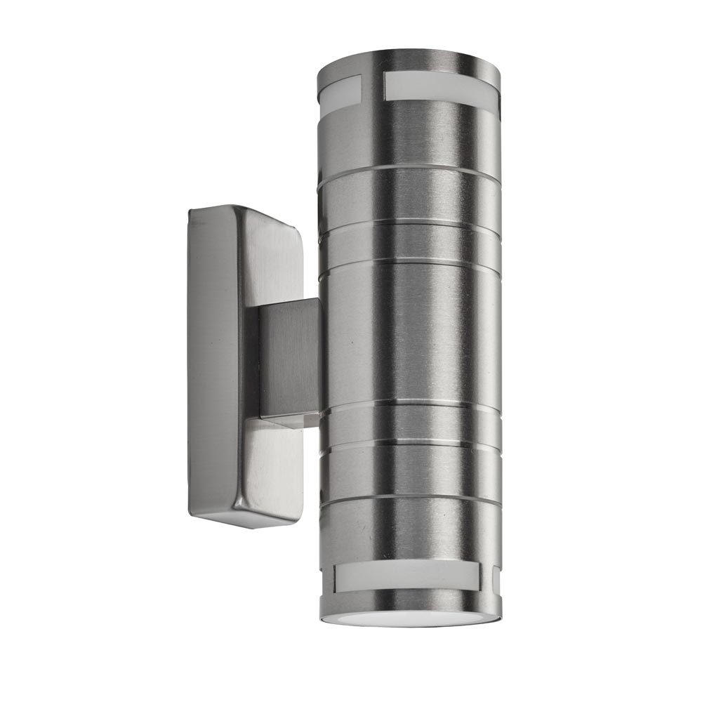 Metro Modern Stainless Steel Outdoor Up And Down Wall Spot Light