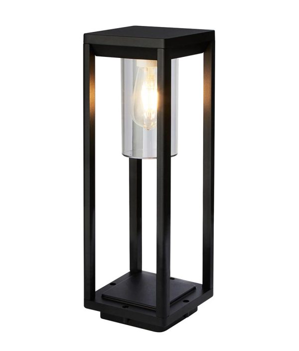 Searchlight 28731-450 modern 1 light 45cm outdoor post light in sand black