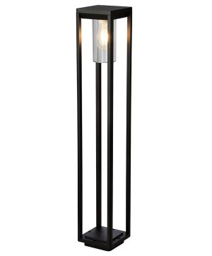 Searchlight 28731-900 modern 1 light open box outdoor bollard light in sand black