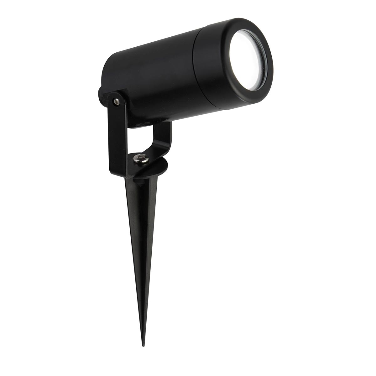 Outdoor Garden Ground Spike Spot Light Matt Black IP44