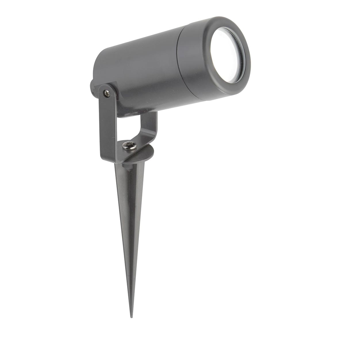 Outdoor Garden Ground Spike Spot Light Matt Grey IP44