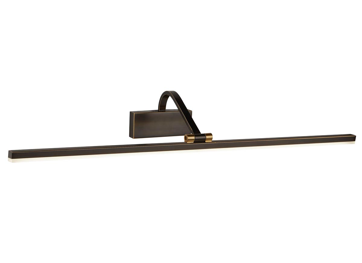 Slimline 70cm LED Picture Light Black & Brushed Gold