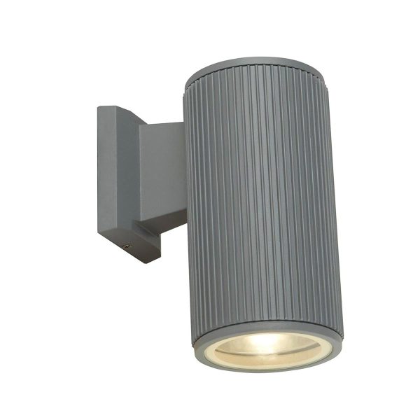 Searchlight modern outdoor wall or porch downward spot light matt grey IP54