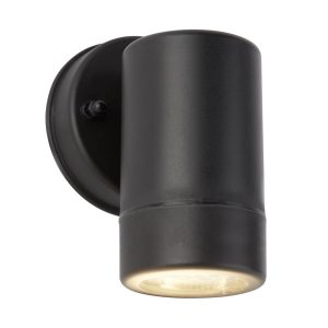 Coastal rust proof outdoor wall down spot light in black