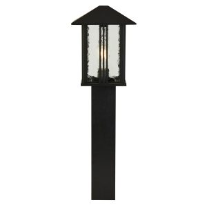 Searchlight Venice black 1 light 74cm outdoor post lantern