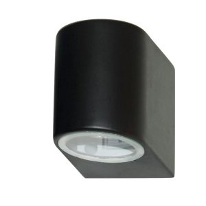 Eiffel modern 1 lamp outdoor wall down spot light in matt black