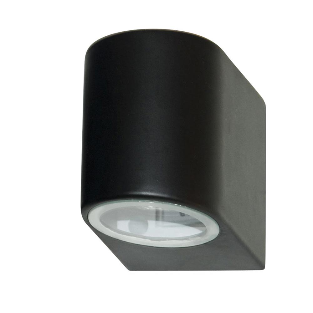 Eiffel Modern 1 Lamp Outdoor Wall Down Light Matt Black IP44