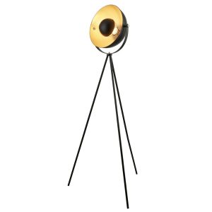 Searchlight Blink matt black 1 light film studio tripod floor lamp