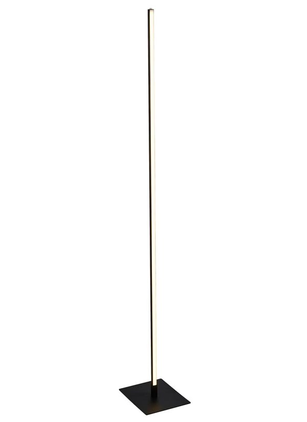 96383-1BK Tribeca ultra-slim CCT adjustable 18w LED floor lamp in matt black