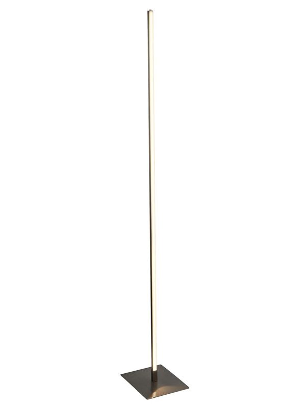 96383-1SS Tribeca ultra-slim CCT adjustable 18w LED floor lamp in satin silver