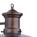 Dar Sedgewick Traditional Outdoor Wall Light Bronze
