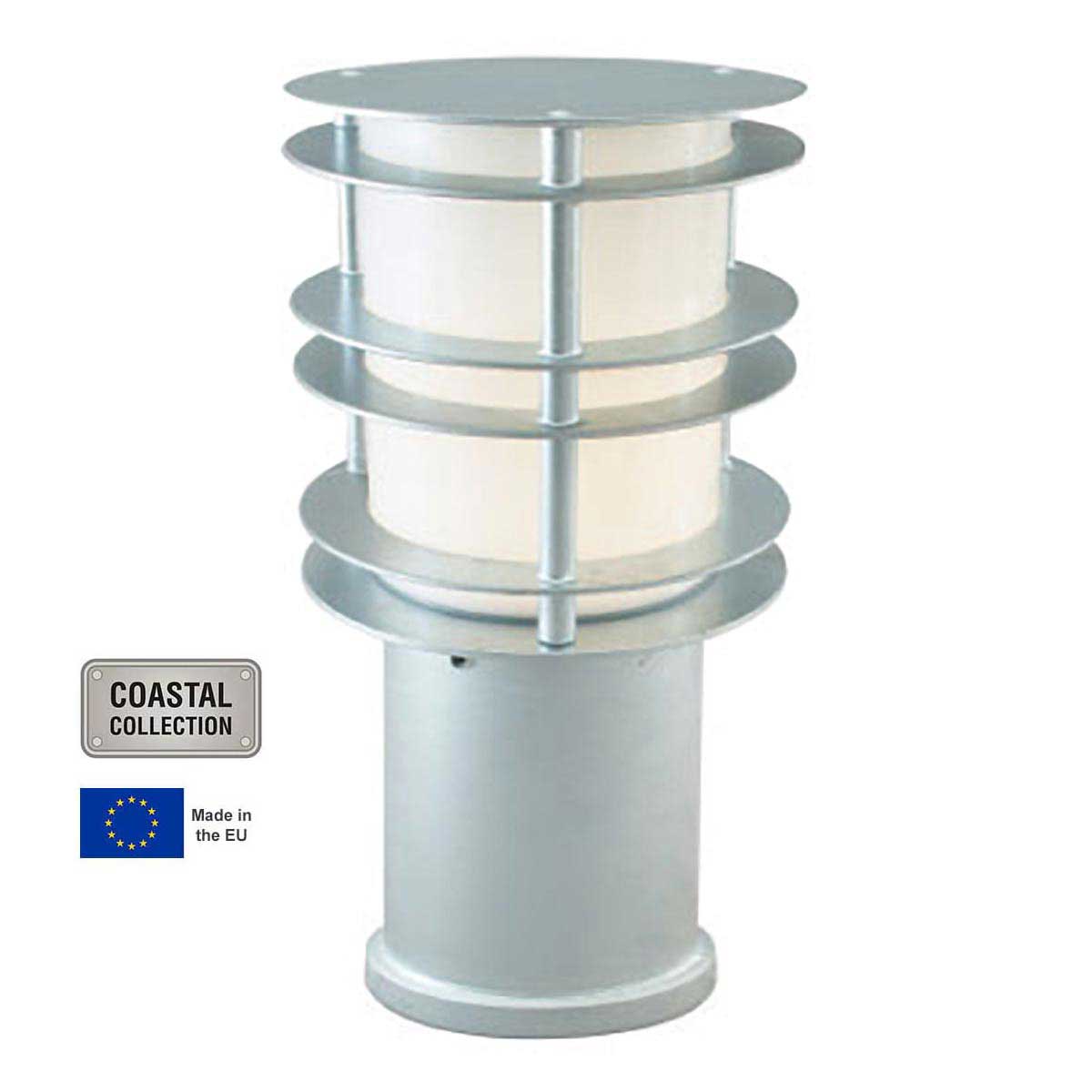 Norlys Stockholm Small Bollard Light Galvanised Steel