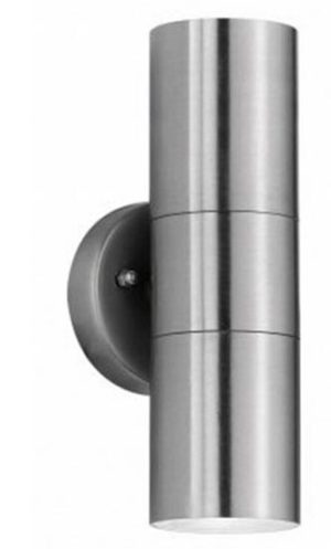Stainless Steel Outdoor Wall Up And Down Spot Light For LED Bulbs