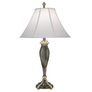Stiffel Lincoln 1 light classic table lamp in Roman bronze and gold main image