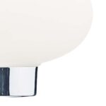 Dar System Switched Single Wall Light Polished Chrome