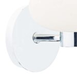Dar System Switched Single Wall Light Polished Chrome