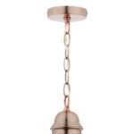 Dar Terrace Single Light Pendant Antique Copper