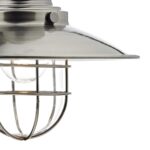Dar Terrace Single Wall Light Antique Chrome Finish