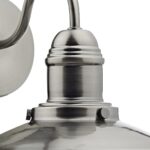 Dar Terrace Single Wall Light Antique Chrome Finish