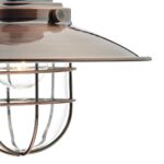 Dar Terrace Single Wall Light Antique Copper Finish