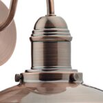 Dar Terrace Single Wall Light Antique Copper Finish