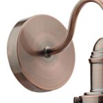 Dar Terrace Single Wall Light Antique Copper Finish