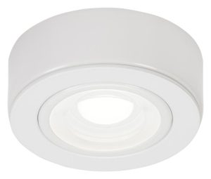 Kitchen under cabinet 2w cool white LED in white finish 230v